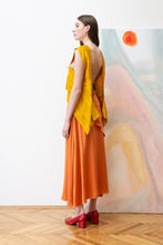 Load image into Gallery viewer, Cascade silk top / yellow