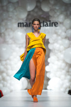 Load image into Gallery viewer, Cascade silk top / yellow