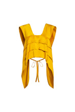 Load image into Gallery viewer, Cascade silk top / yellow