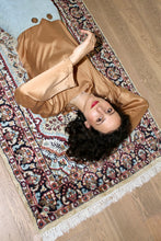 Load image into Gallery viewer, Noah silk blouse / camel