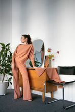 Load image into Gallery viewer, Homewear / Soft flare trousers / terracotta