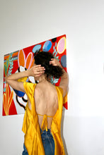 Load image into Gallery viewer, Cascade silk top / yellow