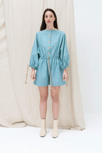 Load image into Gallery viewer, Fun Palm overalls / Nile blue
